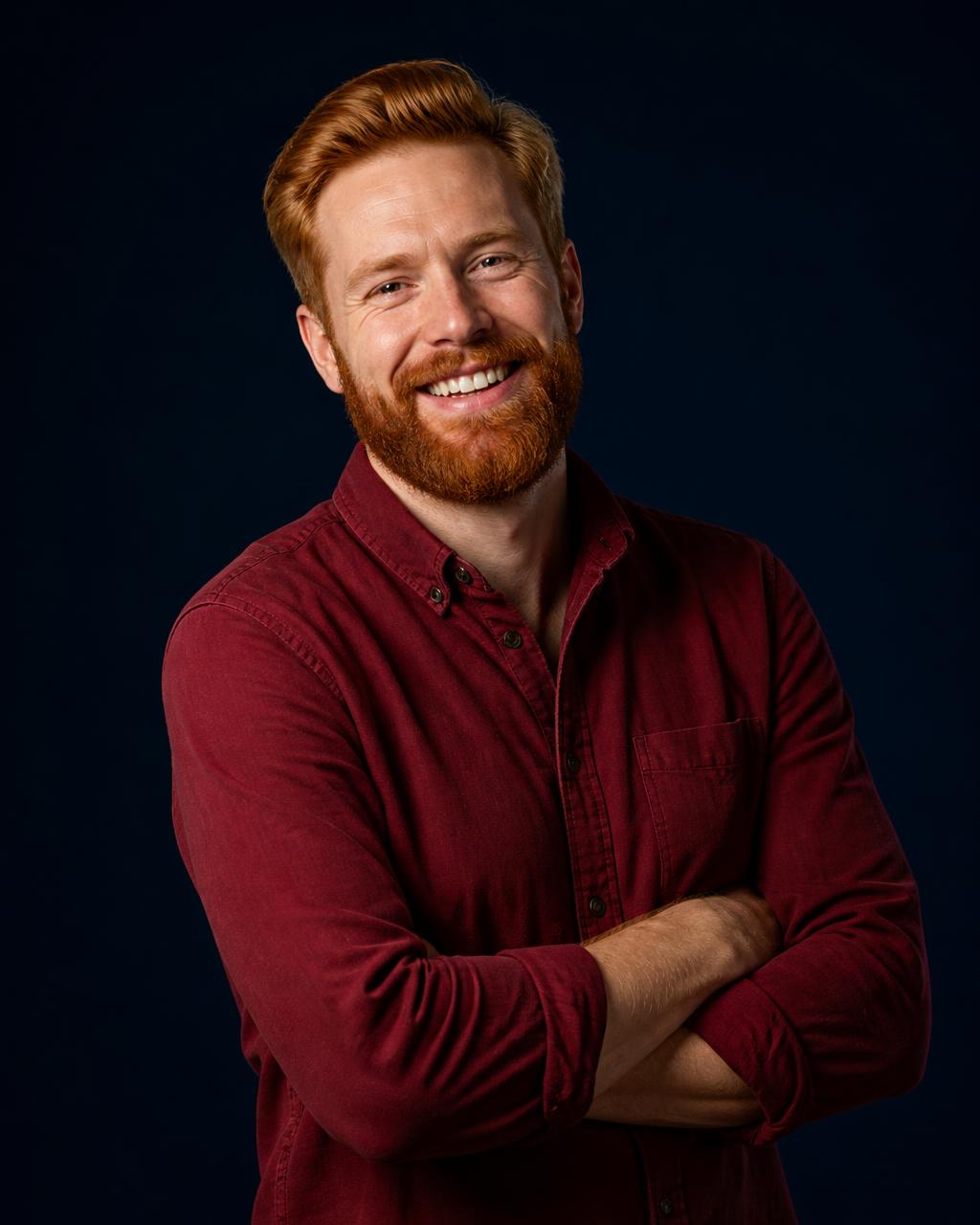 Célébrité souriante